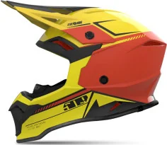 Casca Moto Snow MX Atmosphere Orange Pop Gloss Finish 25