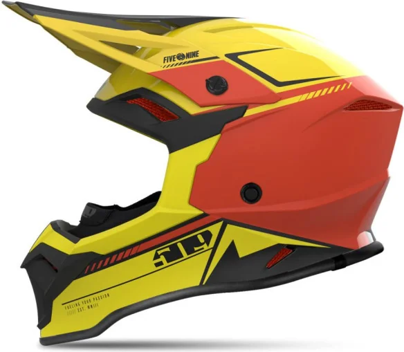 Casca Moto Snow MX Atmosphere Orange Pop Gloss Finish 25