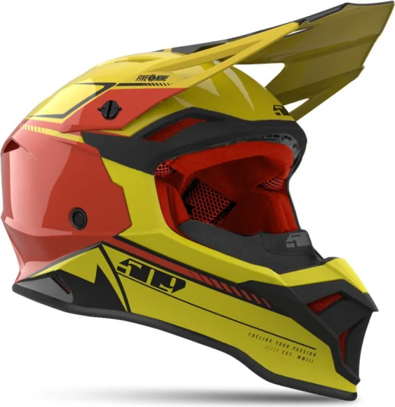 Casca Moto Snow MX Atmosphere Orange Pop Gloss Finish 25