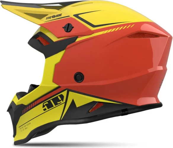 Casca Moto Snow MX Atmosphere Orange Pop Gloss Finish 25