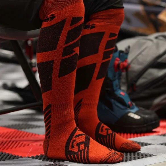 Sosete Snow Stoke Black Red Apex 25