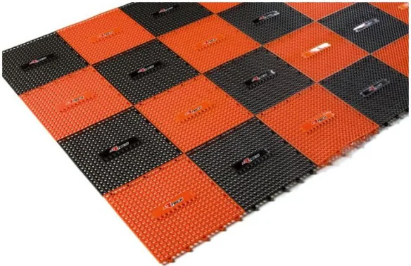 Covor Modular Cauciuc 9 PCS - 1 SQ MT R-TAPNR000008