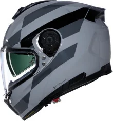 Casca Moto Full-Face N80-8 N-Com Alfiere 345 Grey Black Matt 2025