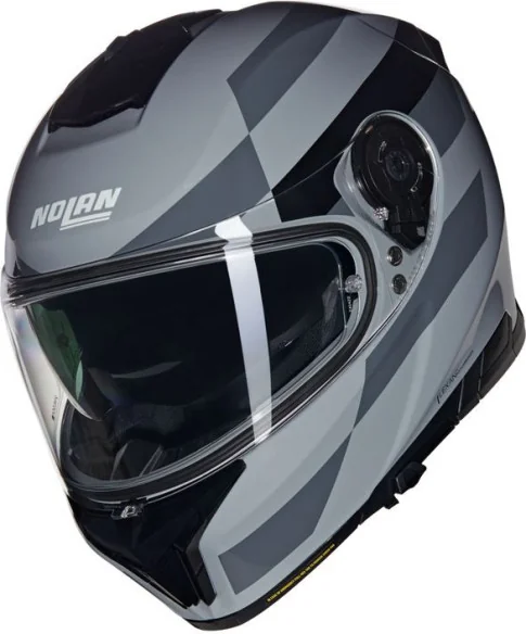 Casca Moto Full-Face N80-8 N-Com Alfiere 345 Grey Black Matt 2025