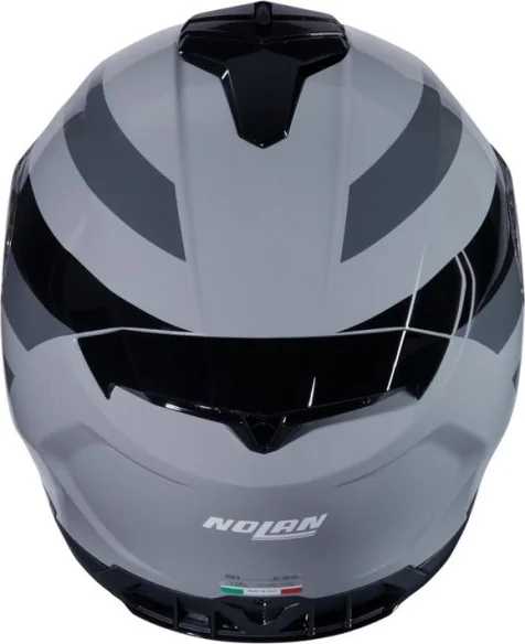 Casca Moto Full-Face N80-8 N-Com Alfiere 345 Grey Black Matt 2025