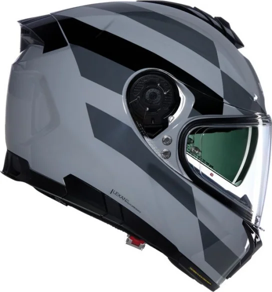 Casca Moto Full-Face N80-8 N-Com Alfiere 345 Grey Black Matt 2025