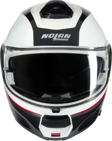 Casca Moto Flip-Up N100-6 Incognito 344 Black White Red 2025