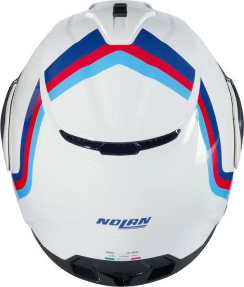 Casca Moto Flip-Up N100-6 Assoluto 347 White Red Blue 2025