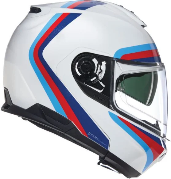 Casca Moto Flip-Up N100-6 Assoluto 347 White Red Blue 2025