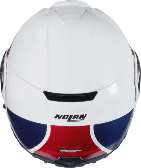 Casca Moto Flip-Up N90-3 Roboto 345 White Red Blue Glossy 2025