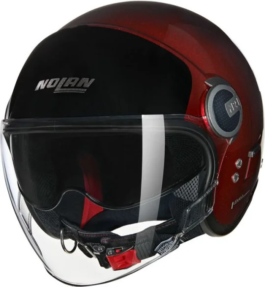 Casca Moto Jet N21 Visor 06 Verniciatura Speciale 344 Red Glossy 2025