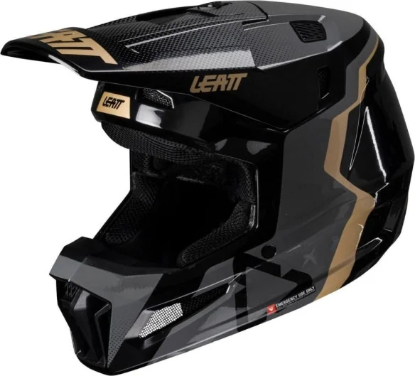 Kit Casca Moto Copii 3.5 V25 Black Ochelari 2.5
