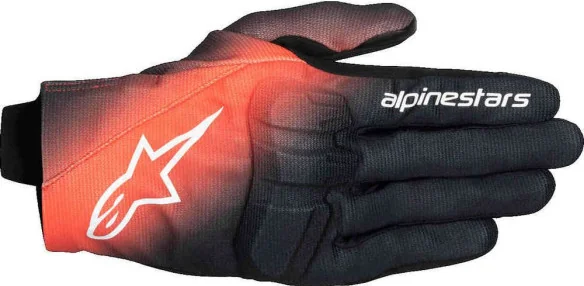 Manusi Moto Road Reef V2 Bk Rd Fluo Wht 25