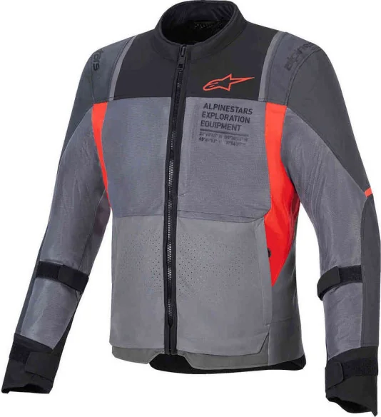 Geaca Moto Textila ST-2 Air Grey Red Black 25