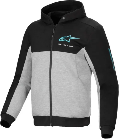 Geaca Moto Textila Chrome V2 Sport Black Grey Teal 25