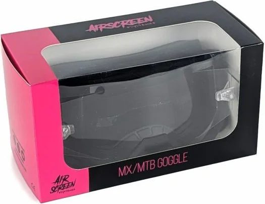 Ochelari Moto MX Enduro LITE 01 EX Black Blue Clear Lens