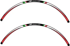 Wheel rim sticker set
