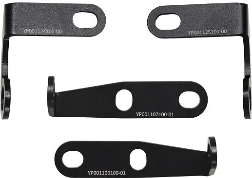 Air duct fitting brackets