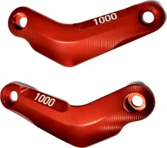Passenger footrest removal plates kit