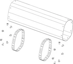 OUTER SHELL REPAIR KIT