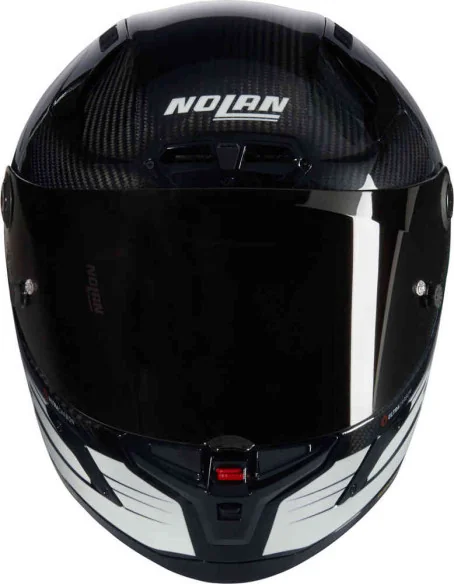 Full-Face Moto Helmet X-804 RS Ultra Carbon Ala 344 Black/White Glossy 2018