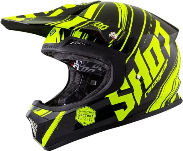 Casca Furious Genesis Neon Yellow Copii