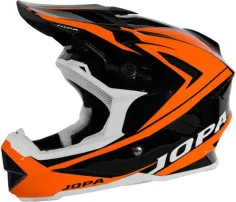 Casca BMX Flash Black Fluo Orange