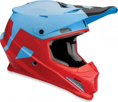 Casca Sector Level Poweder Blue Red Copii