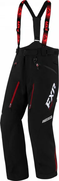 Pantaloni Snowmobil Mission FX Pant Black Red