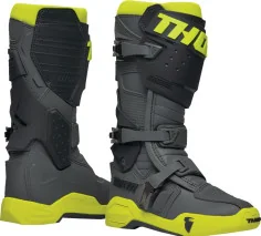Cizme Moto MX Enduro Radial Gray Yellow Fluo