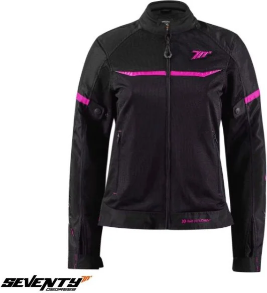 Geaca Moto Textila Dama SD-JR30.2 Mojave Black Fuchsia