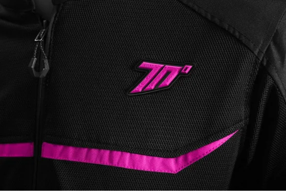 Geaca Moto Textila Dama SD-JR30.2 Mojave Black Fuchsia