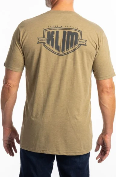 Tricou Full Throttle Tri-Blend Coyote Brown Heather Asphalt