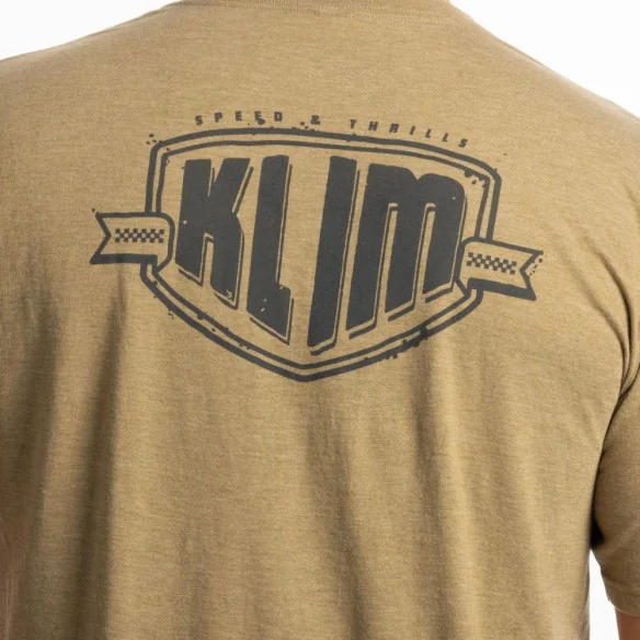 Tricou Full Throttle Tri-Blend Coyote Brown Heather Asphalt