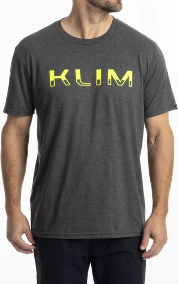 Tricou Petrol Tri-Blend Heathered Charcoal Hi-Vis
