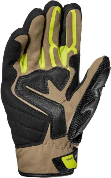 Manusi Textile Rebel Black Neon Yellow