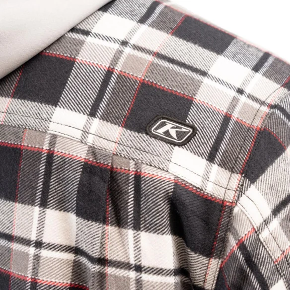 Hanorac Targhee Fleece Lined Flannel Black Monument 24