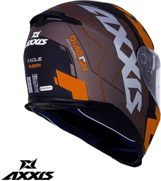Casca Moto Full-Face Integrala Sv Diagon D4 Matt Orange 24