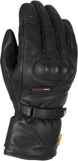 Manusi Moto Piele LAND D3O Black 4520-1