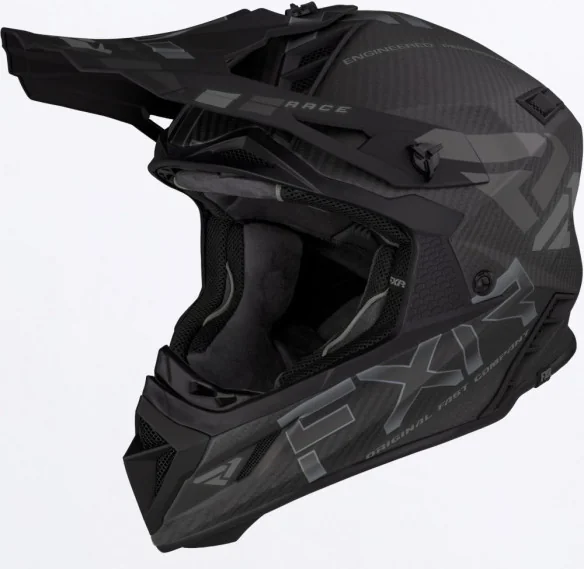 Casca Moto Enduro Snow Helium Carbon With D-Ring Alloy