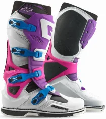 Cizme Moto MX Enduro SG22 Enduro Purple White Rhodamine 24x