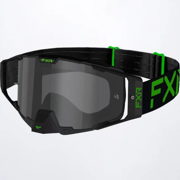 Ochelari Snowmobil Enduro Combat MX Smoke Lens Black HI-Vis