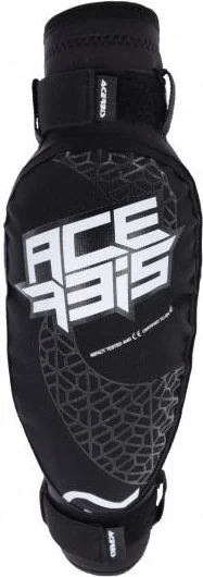 Cotiere Moto Copii X-Elbow Soft Black White
