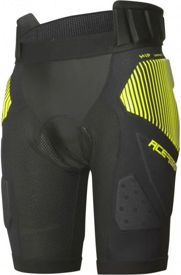 Pantaloni Protectie Rush CE Soft Black Yellow
