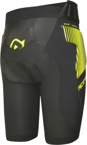 Pantaloni Protectie Rush CE Soft Black Yellow