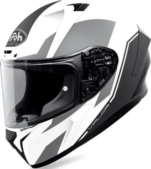 Casca Moto Full-Face Valor Wings White Matt