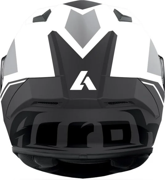 Casca Moto Full-Face Valor Wings White Matt