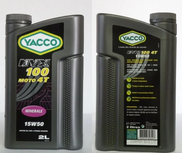 MVX 100 4T 15W50 Bidon 1L