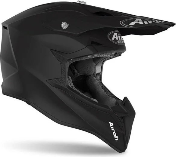 Casca Moto MX Copii Wraap Solid Black Matt