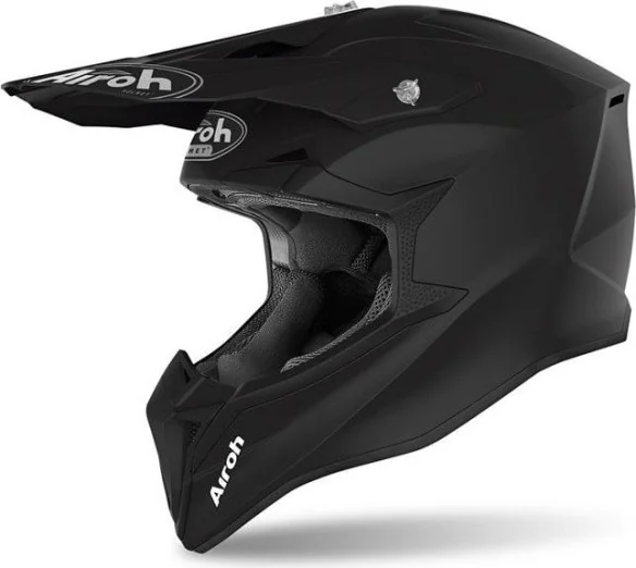 Casca Moto MX Copii Wraap Solid Black Matt